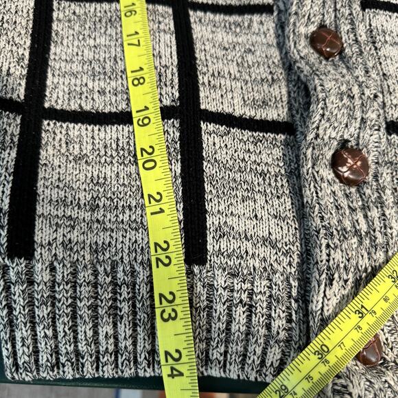 Mens Grandpa Sweater Unbranded Sz S Heavy Buttons Knit Cardigan Unisex Casual - Picture 5 of 6
